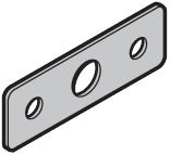 Distanzblech 60 x 20 x 1,5 mm