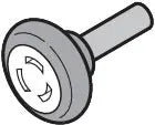 RenoMatic looprol, unten met 50 mm Achse, beslag N, L, BL, H