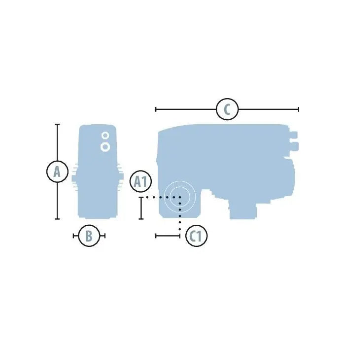 Marantec STA 1-10-30 FU-I E-KE AWG 25,4 mm – sectionaaldeuraandrijving-set met CS 320 FU-I Tormeister24 Sektionaltorantriebe