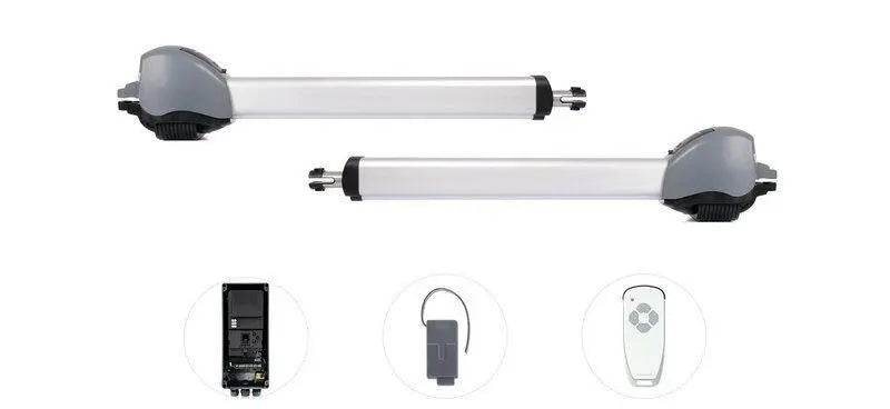 Comfort 515 L Drehtorantrieb Set für 2-flügelige Tore
Marantec Comfort 515 L mit Handsender Digital 572
Drehtorantrieb mit 868 MHz Funk von Marantec
Torantrieb für zweiflügelige Drehtore 3,5 Meter
Comfort 515 L Steuerung Control X.82
Montageset Comfort 515 L für Einfahrtstore
Marantec Drehtormotor Comfort 515 L Detailansicht
Komplettset Comfort 515 L für Drehtore