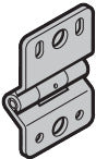 Scharnier oben Typ 6 mit Unterfütterung, RAL 9005
