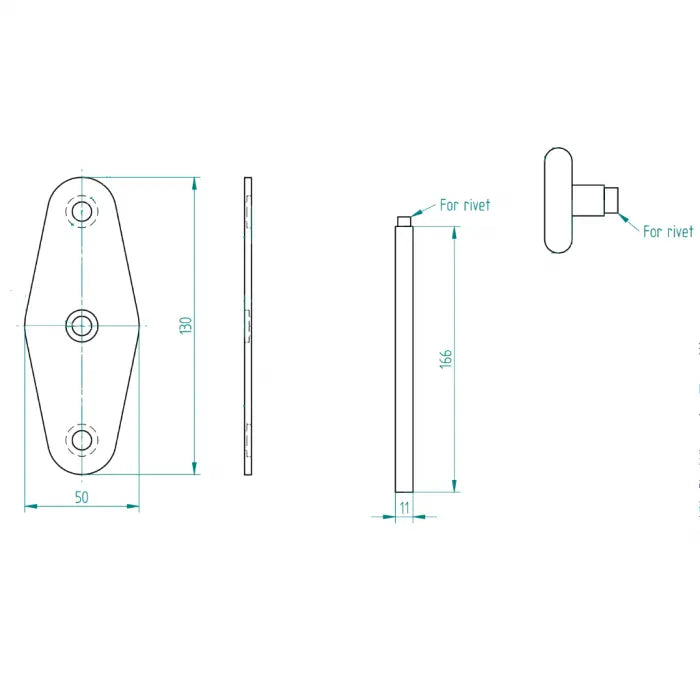Tandem Laufrolle lang