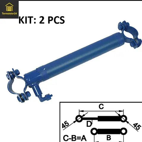 Überladebrücke in einer Industriehalle mit geöffneter Plattform, Hydraulikkomponenten und Rampensteuerung bei der Fehlersuche für Verladetechnik