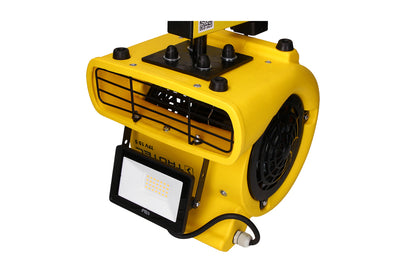 Brite Lite 355 dockventilator met geïntegreerde LED-lamp voor ventilatie en verlichting van laadruimtes van vrachtwagens