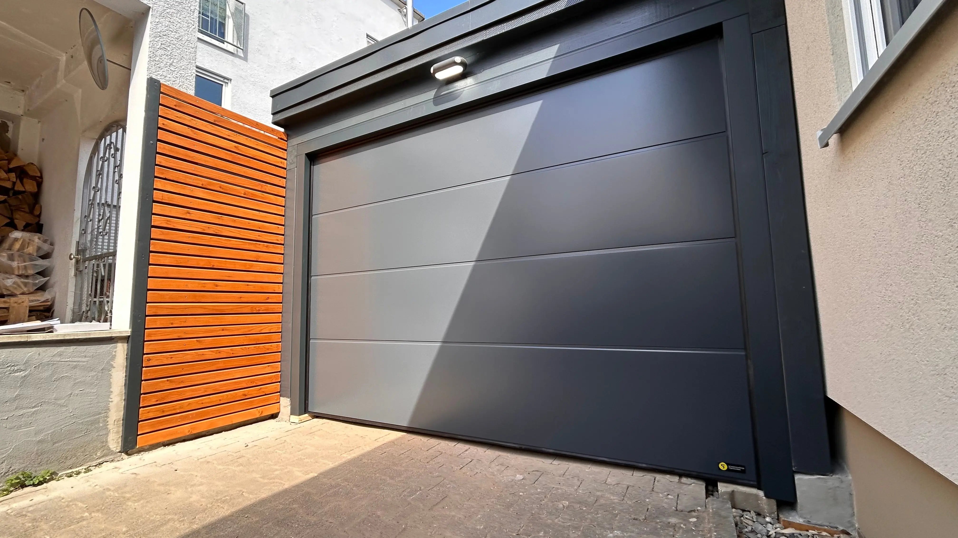 garagedeur RAL 7016 2500 x 2125 mm 
