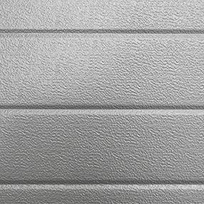 Detailansicht Stucco-Oberfläche in Enzianblau – kratzfeste, wetterbeständige Prägung.