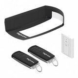 Lieferumfang Garagentor Lichtgrau: Handsender, Torantrieb, Wandschalter, Montageset und Abhängeprofil