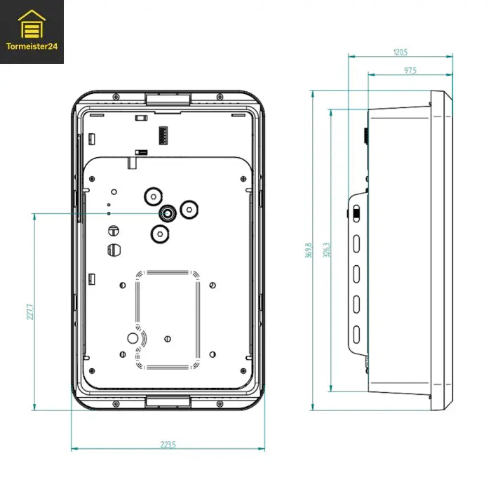 High-Line DL 8 garagedeuraandrijving – 800 N, 160 mm/s Tormeister24 garagedeuraandrijving