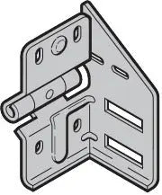 rolsteun RB004 Rechts RAL 9002