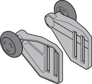rolhouder RH024 Rechts, RAL 9002
