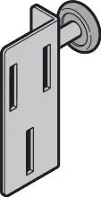 rolhouder RH030, Links, RAL 9002
