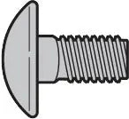 Flachrundschraube met Vierkantansatz M6 x 14, verzinkt