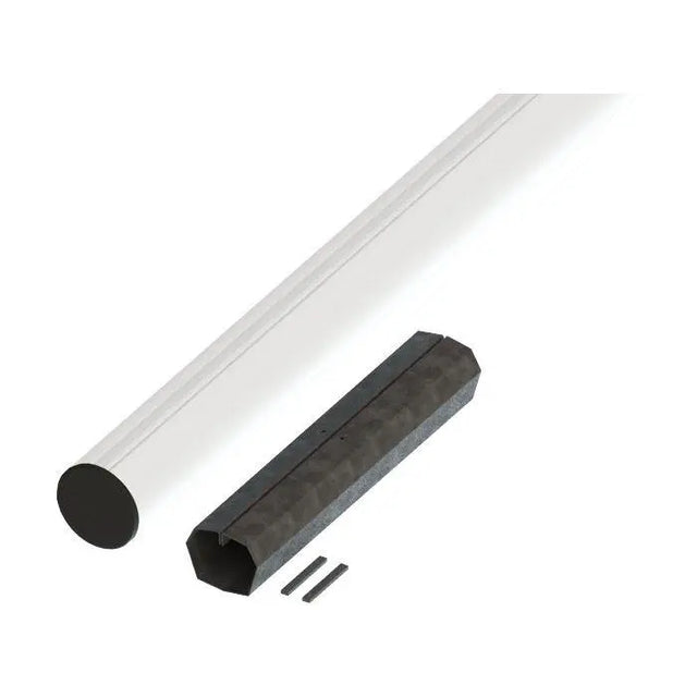 Marantec ASTL4J 2-teiliger Aluminium-Rundbaum, ø 60 mm, 2x 2 m Marantec