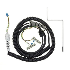 Marantec Spiralkabel 5x0,25 mm² - 1,6 m mit Stecker für Torblatt-Anschlussdose Marantec