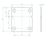 Paneelverbindung Industrie verzinkter Stahl
