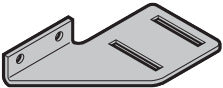 Stütze Rollenbock 1 re RAL9002